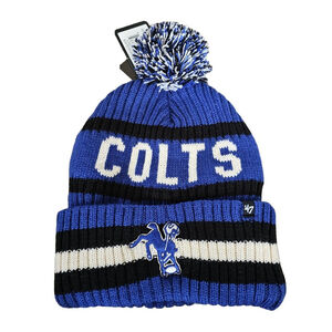 47 NFL Indianapolis Colts Beanie Hat Blue Black One Size